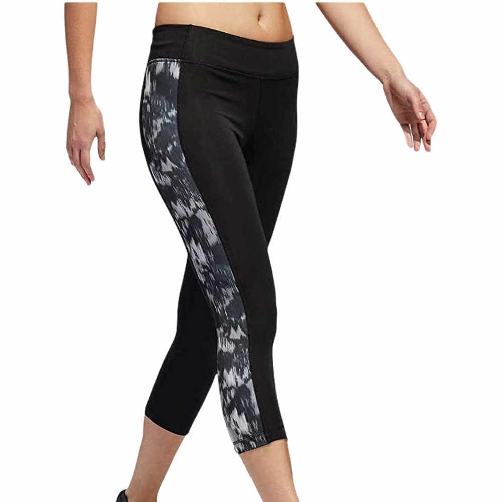 Adidas Black Climalite Mid Rise Leggings